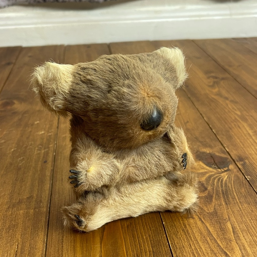 Vintage Koala Made with real fur koala and Joey toys